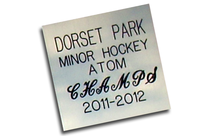 Trophy Plate Engraving